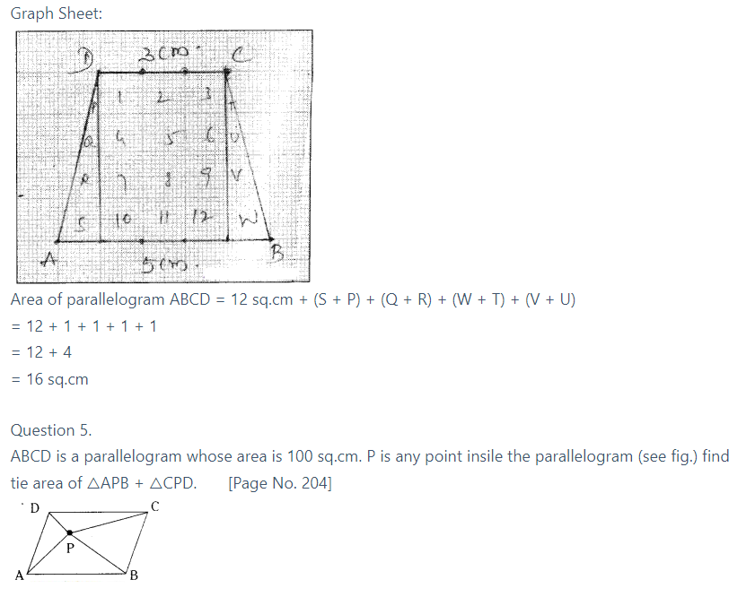 area of plane figures questions and answers pdf class 8